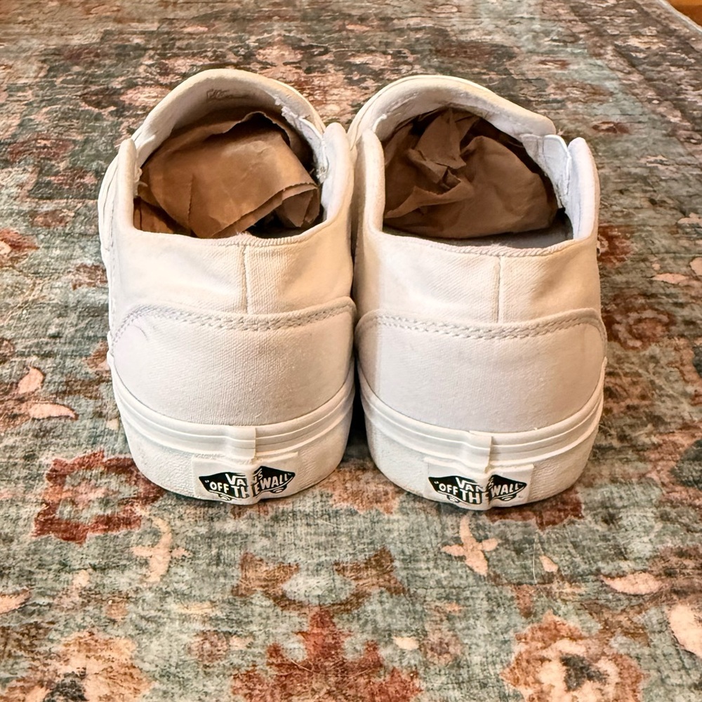 Vans white Slip-On Shoes women’s 8 - Picture 4 of 5
